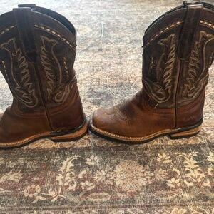 Kids Brown Cowboy Boots